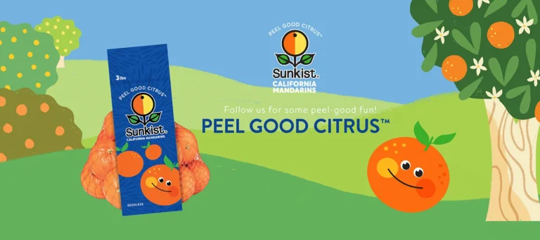 sunkist peel good citrus promotional banner