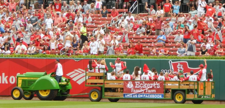 Eckert's hayrides with the home team